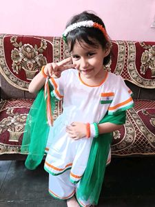 Kids Tricolour Dress