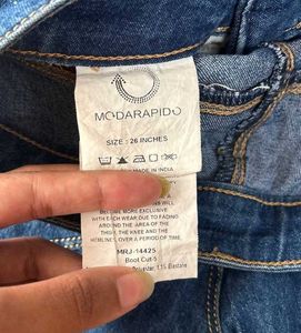Blue Flared/ Bootcut Denim Jeans