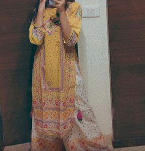 Jaipuri Kurta With Plaazo