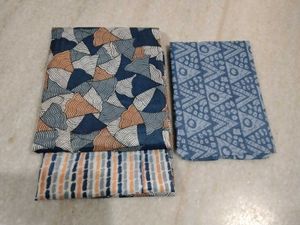 Printed Dress Materials (Set of 2)