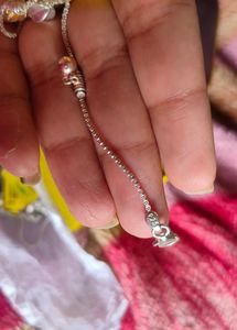 92.5 Silver Anklet(Gold, Rose gold Polished)