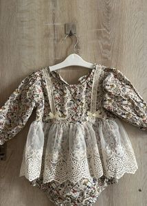 Adorable Floral Baby Girl Romper Dress