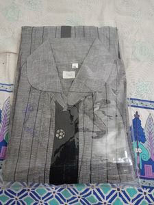 New With Tag Sleeveless Grey Kurta