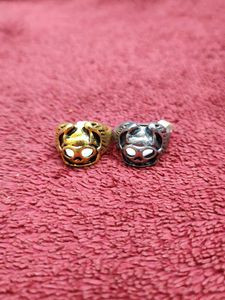 Unique Pig Face Rings (Set of 2)