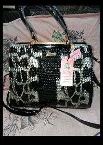 Black And White Handbag