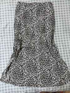 Leopard Print Midi Skirt