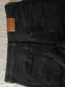 jet Black Ripped skinny jeans