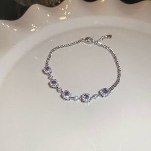Elegant Purple Stone Bracelet