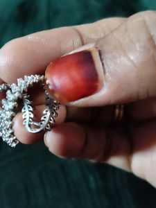 Sparkling Silver Tone Ring