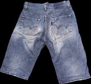 Men's Blue Denim Shorts