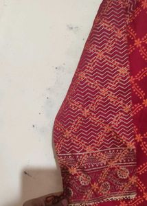 Beautiful Red Printed Kurta
