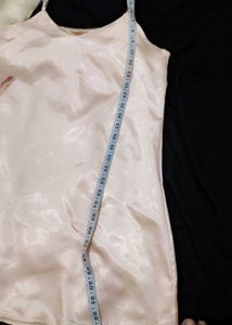 Satin Nighty &amp; Lace Panty Set