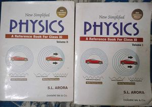 S.L. Arora class 11th vol.1 and vol.2