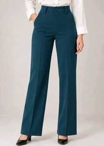 Teal Green Women's Trouser