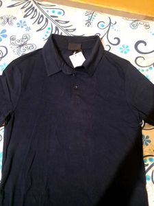 H&amp;M Navy Blue Polo Shirt