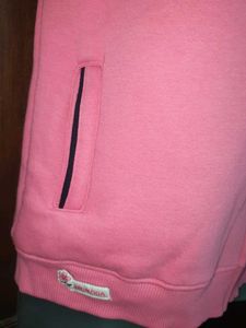 Cute Pink Rainbow Zip-Up Hoodie