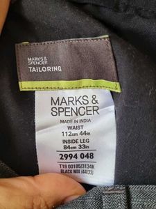 42in. Waist Marks &amp; Spencer Formal Pant For MEN'S