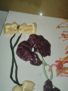 Chic Hair Scrunchies &amp; Bow Set