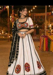 Elegant White Lehenga Choli Set