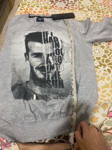 Graphic Print Crew Neck Sweatshirt