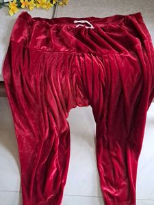 Red Velvet Patiala salwar