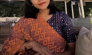 Embroidered Blue Blouse