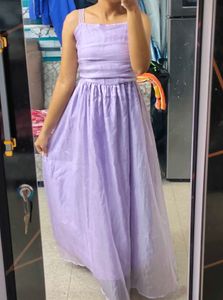 Chic Lavender Party Dress