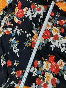 Floral Print Kurta