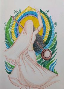 Meera Bai Drawing Print