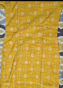 Yellow Kurta Set with Dupatta