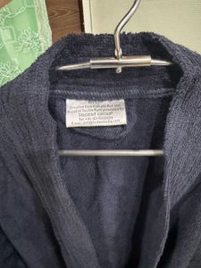 Comfortable Navy Robe for couple with loving vibes