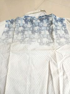 WATCHLER White Printed Casual Shirt