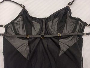 Sheer Black Bodysuit