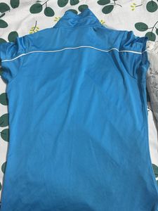 Reebok Women's Blue Athletic Polo Shirt