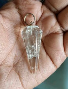 Sphatik Gemstone Crystal Pendent
