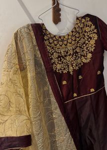 Y2K Desi Anarkali Kurti Set