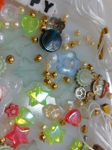 DIY Craft Beads soup &amp; Charms Set
