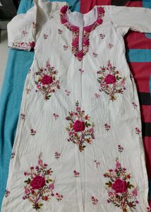 hand Embroidered Kurta Set n extra top duppata