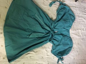 Teal Wrap Dress