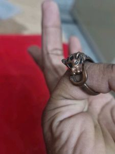 Vintage Panther Head Ring