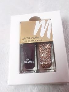 MyGlamm Two Of Your Kind Nail Enamel Duo Glitter C