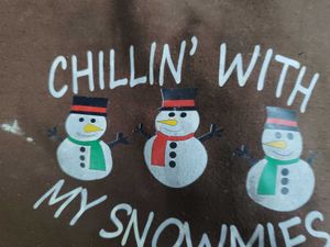 Brown "Chillin with My Snowmies" Sweatshirt