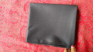 Plain Grey Dress Material Fabric