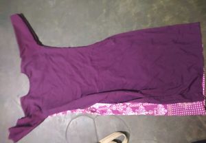Vibrant Purple Printed Kurta