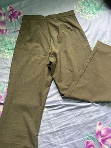 straight Leg Olive Pants