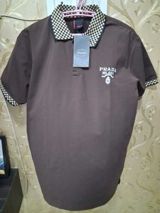 Prada Milano Brown Polo Shirt