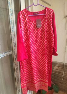 Dark Pink Branded Kurti..