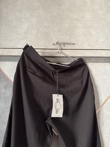 Chic Black Button-Detail Trousers