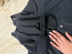 Black padded gym fit