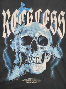 FSBN (New Yorker) 'Reckless Skull' Distressed tee